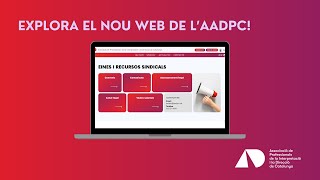 Estrenem el nou web lAADPC exploral [upl. by Northrop]