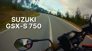 Suzuki GSXS 750  Akrapovic Exhaust [upl. by Holms370]