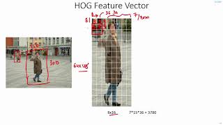 C34  HOG Feature Vector Calculation  Computer Vision  Object Detection  EvODN [upl. by Filia226]