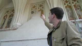 Battle Castle host Dan Snow details a cannonball lodged in Malbork Castles elaborate walls [upl. by Mycah146]