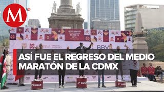 ¡Así fue y se vivió el medio maratón de la CdMx [upl. by Erda495]