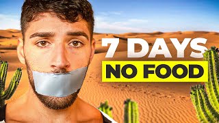 No food for a week  7 Day Water Fasting Challenge and Results  Water Diet [upl. by Arenahs]