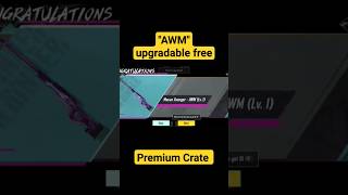 free AWM Upgradable  Crate  BGMI crateopening vasuyt bgmi pubgmobile [upl. by Muriah]