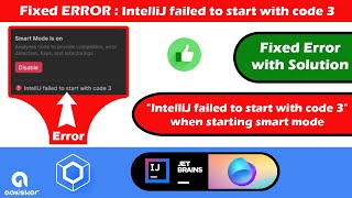 Fixed Error Fleet intellij failed to start with code 3 [upl. by Mcnalley]