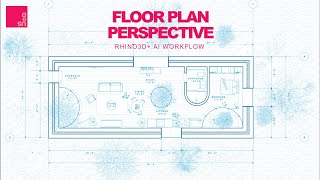 FAST Architecture Floor Plan Perspective Rhino and Illustrator Tutorial  Studio and Competitions [upl. by Mandi]