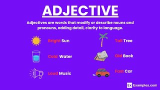 AdjectiveTypes of Adjective Degrees of Adjective [upl. by Ballard119]