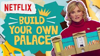 90s Icon Anthea Turner Builds Buckingham Palace  The Crown  Netflix [upl. by Welch736]