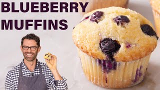 BEST Blueberry Muffins Recipe [upl. by Burack]