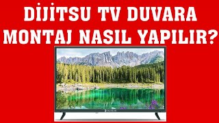 Dijitsu TV Duvara Montaj Nasıl Yapılır [upl. by Malim]