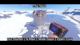 Rust  The Nest  2x2  6 Man  Widegap  Open Core  2022 Base Design [upl. by Col]