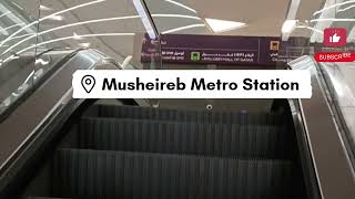 Musheireb Metro Station 🚉 Doha Qatar [upl. by Basilio]