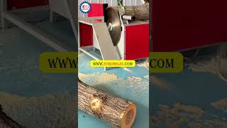 High Efficiency Log Cutting Machine with Circular Saw Blade automobile machine [upl. by Filia]