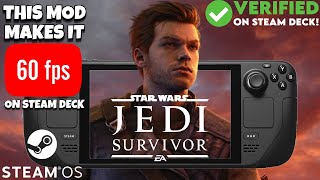 STAR WARS Jedi Survivor Steam Deck 60 fps Guide with DLSS Enabler steamdeck jedisurvivor fsr3 [upl. by Acino718]