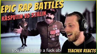 Teacher Reacts To quotRasputin VS Stalin  Epic Rap Battlesquot SO EPIC [upl. by Nielson]