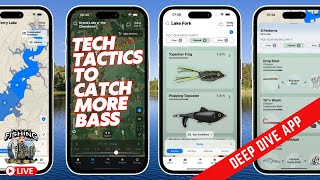 Using Tech to Dominate Bass Fishing  No Sonar Needed [upl. by Oznecniv361]