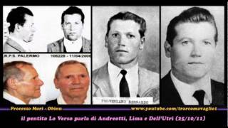 il pentito Lo Verso ex autista di Provenzano nomina Andreotti e DellUtri Parte1di2  25Ott2011 [upl. by Eileek874]