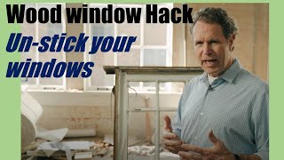 Historic Window Repair Getting your windows unstuck [upl. by Sorodoeht]