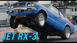 Wheels up Mazda RX3 turbo [upl. by Gnuh]