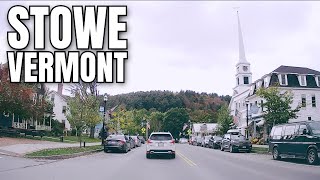 The Hidden Beauty of Stowe Vermonts Fall Foliage 2023 [upl. by Pickar]