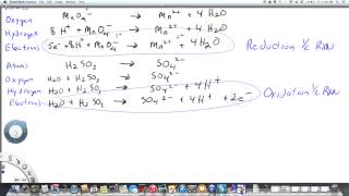 Balancing a Redox Reaction 2 [upl. by Airahcaz]