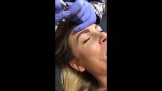 Eyebrow Microblading Live Video Process Start to Finish [upl. by Eiboh]