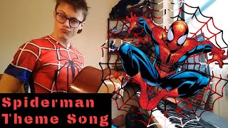 Spiderman Theme Song GuitarSinging Cover [upl. by Kingston]