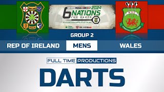 Winmau 6 Nations Cup 2024  Mens  Group 2  Republic Of Ireland vs Wales [upl. by Chelsey]