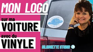 Comment CRÉER son LOGO pour sa VOITURE en VINYLE 🚗🚗🚗 silhouettestudio personnalisationvoiture [upl. by Yehc285]