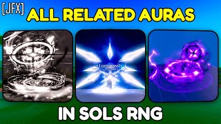 SOLS RNG LORE  All CONNECTED Auras In Sols RNG FULLY EXPLAINED [upl. by Lovering]