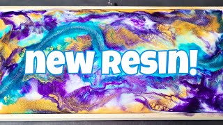 Resin art for beginners  introducing Mixed Media Girl artist resin [upl. by Novihs]