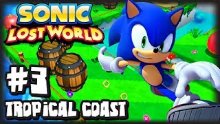 Sonic Lost World Nintendo 3DS  1080p  Part 3 Tropical Coast [upl. by Attelrak]