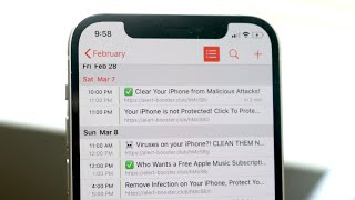 How To Delete Spam Calendar Invites On iPhone 2021 [upl. by Bigg]