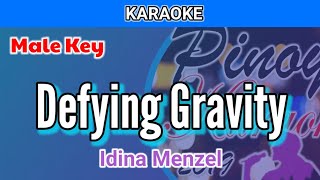 Defying Gravity by Idina Menzel Karaoke  Male Key [upl. by Ydak]