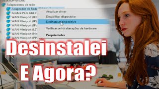 Como Desinstalar e Reinstalar o Driver do Adaptador de Rede Sem Fio e Outros [upl. by Nnylav222]