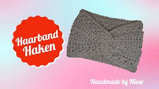 Haarbandoorwarmer haken 55 [upl. by Sinegra596]