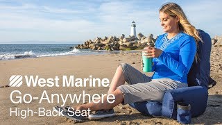 GoAnywhere HighBack Seat  West Marine Quick Look [upl. by Ojoj]