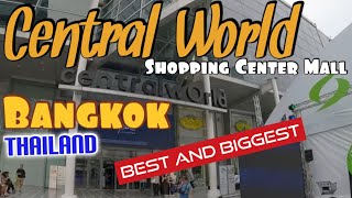 Central World 🇹🇭 Shopping Center Biggest Best Mall Bangkok Thailand [upl. by Ahsenom]