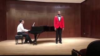 Seligkeit Schubert Performed by Larrian Menifee [upl. by Llenyl]