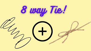 How to Eight Way Tie in Upholstery [upl. by Abra456]