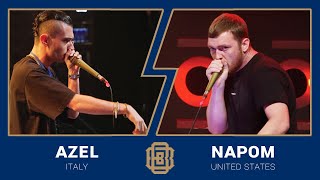 Beatbox World Championship 🇮🇹 Azel vs NaPom 🇺🇸 Quarterfinal [upl. by Chin]