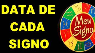 🔴 SIGNOS DE CADA MÊS DATAS DE CADA SIGNO DESCUBRA O SEU [upl. by Nolra]