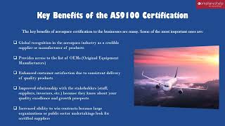 AS9100 Standard Overview Benefits and Application [upl. by Fahy32]