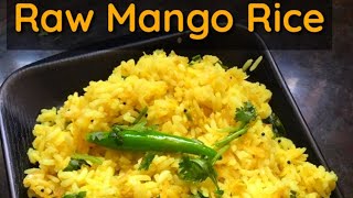 Raw mango rice  mango pulihora  மாங்காய் சாதம்  mavinakayi chitranna  mamidikaya pulihora recipe [upl. by Timrek]