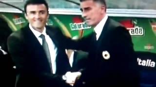 Roma Milan Tassotti Luis Enrique Stretta di Mano 17 anni dopo 29 10 2011 [upl. by Hawley656]