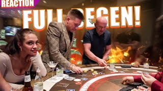 Stevewilldoit amp Dana Whites Amazing High Limit Blackjack Run with Timmy and Celina reaction [upl. by Shaina]