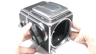 Hasselblad ハッセルブラッド 503CXボディA12マガジンWLファインダーアキュートマット [upl. by Negrom]