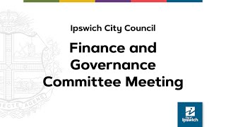 Ipswich City Council  Finance and Governance Committee Meeting  16th July 2024 [upl. by Ahsek]