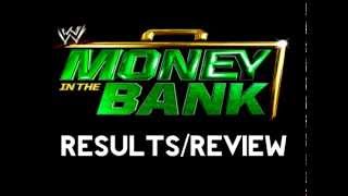 Machinima WWE Money In The Bank 2012 Full Show ResultsReview John Cena wins Money in the bank [upl. by Sender]