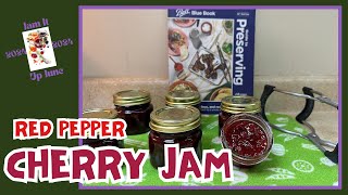 😋Sweet Tangy and 🌶️Spicy Red Pepper 🍒 Cherry Jam 🫙 [upl. by Eornom]