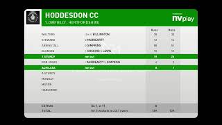 Hoddesdon CC 1st XI vs Dunstable Town CC 1st XI [upl. by Aniz]